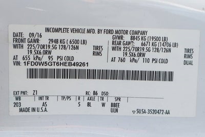 2017 Ford F-550SD XL