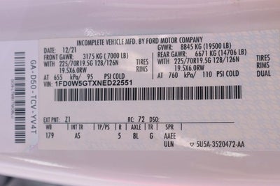 2022 Ford F-550SD XL