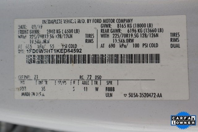 2019 Ford F-550SD XLT