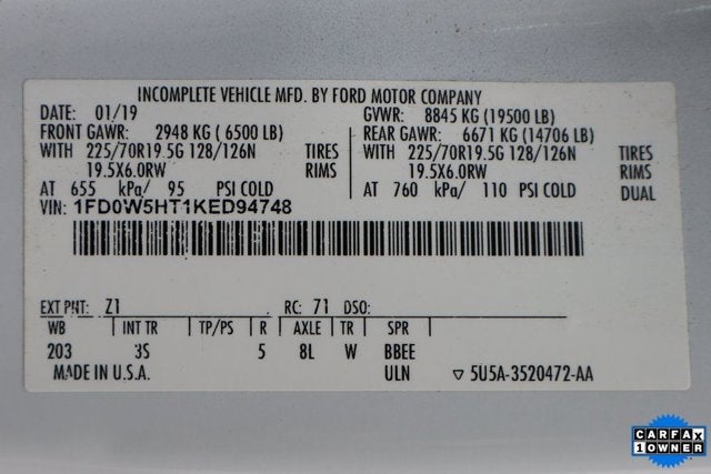 2019 Ford F-550SD XLT