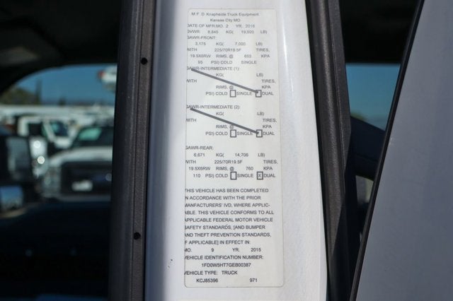 2016 Ford F-550SD XL