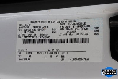 2018 Ford F-550SD XLT