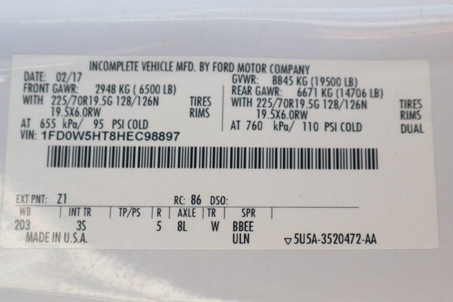 2017 Ford F-550SD XLT