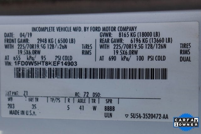 2019 Ford F-550SD XLT