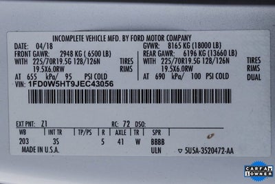 2018 Ford F-550SD XLT