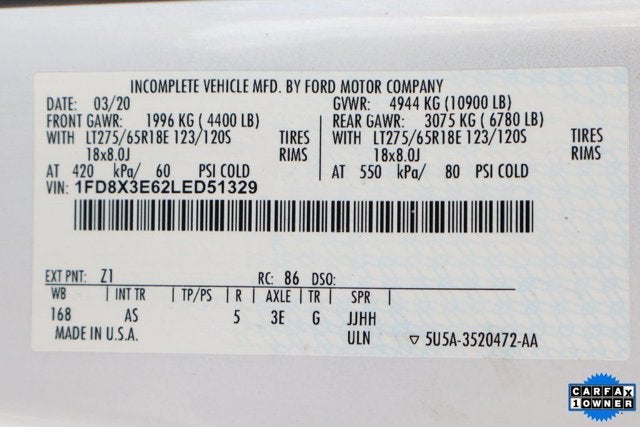 2020 Ford Super Duty F-350 SRW XL