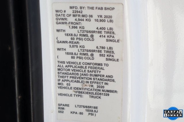 2020 Ford Super Duty F-350 SRW XL