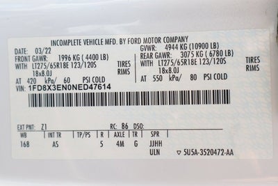 2022 Ford Super Duty F-350 SRW XL