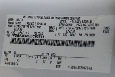 2018 Ford F-350SD XL