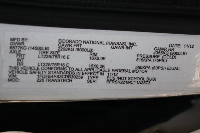 2012 Ford E-450SD Base