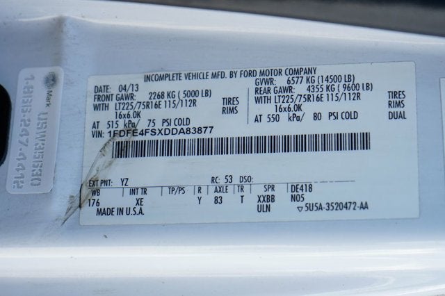 2013 Ford E-450SD Base