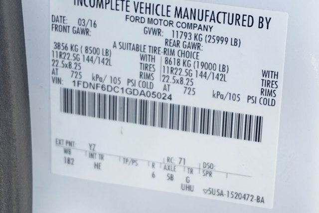 2016 Ford F-650SD Base