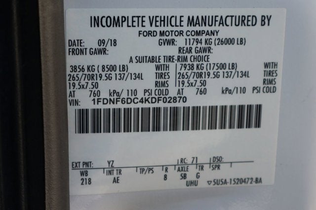 2019 Ford F-650SD Base