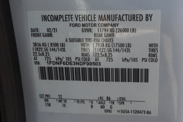 2022 Ford F-650SD Base