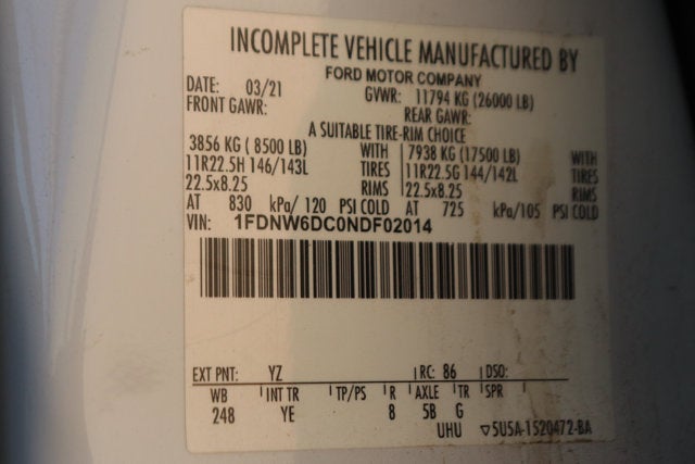 2022 Ford F-650SD Base