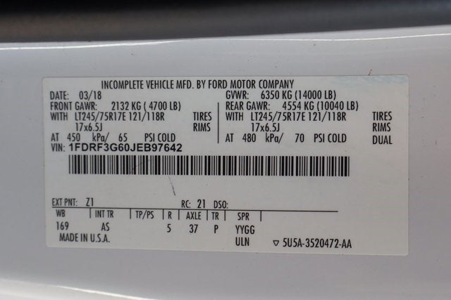 2018 Ford F-350SD XL