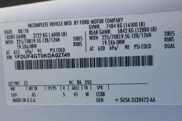 2019 Ford F-450SD XL