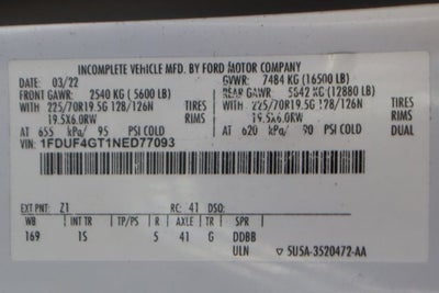 2022 Ford F-450SD XL