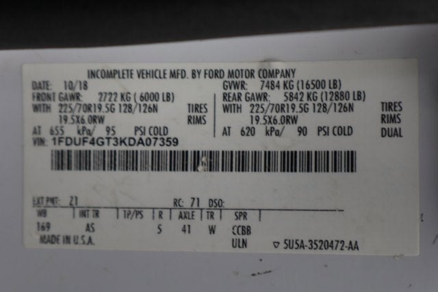 2019 Ford F-450SD XL