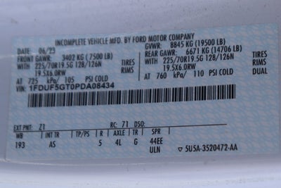 2023 Ford Super Duty F-550 DRW XL