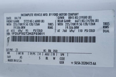 2019 Ford F-550SD XL