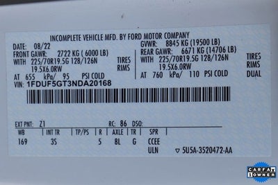 2022 Ford F-550SD XLT