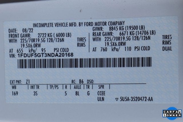 2022 Ford F-550SD XLT