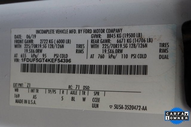 2019 Ford F-550SD XL