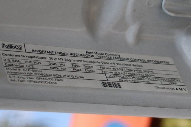 2016 Ford F-550 Regular Duty Chassis