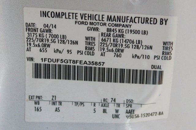 2015 Ford F-550SD XL