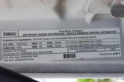 2016 Ford F-550SD XL