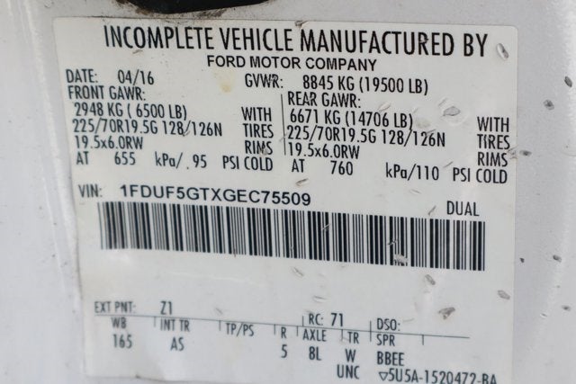 2016 Ford F-550SD XL