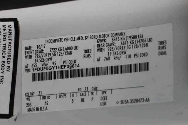 2017 Ford F-550SD XL