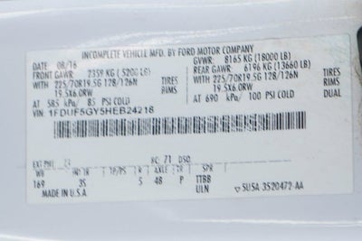 2017 Ford F-550SD XLT