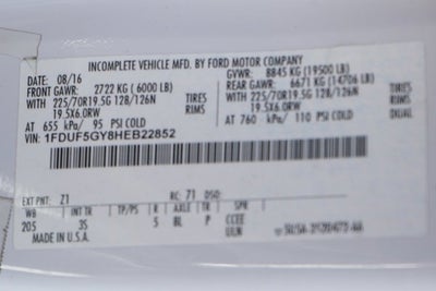 2017 Ford F-550SD XLT