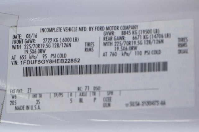 2017 Ford F-550SD XLT