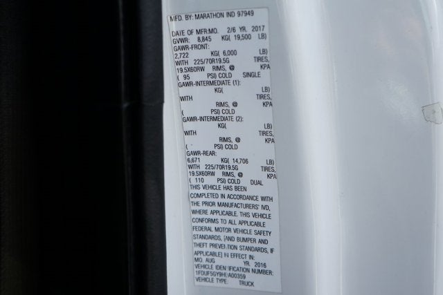 2017 Ford Super Duty F-550 DRW XLT