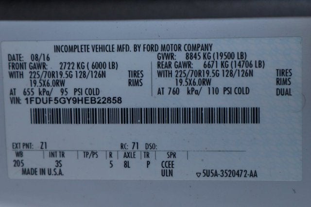 2017 Ford F-550SD XLT