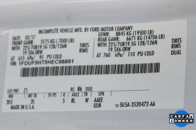 2017 Ford F-550SD XLT