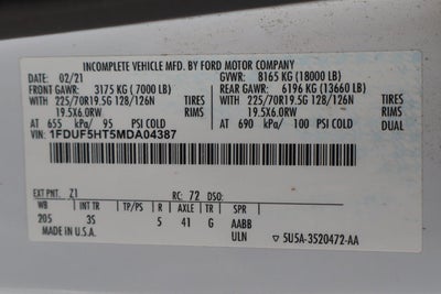 2021 Ford F-550SD XLT