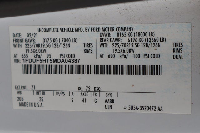 2021 Ford F-550SD XLT
