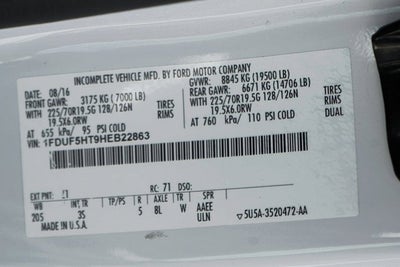 2017 Ford F-550SD XLT