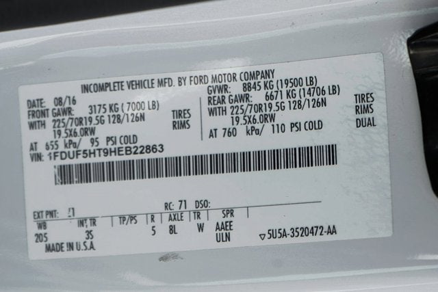 2017 Ford F-550SD XLT