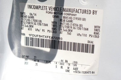 2015 Ford F-550SD XLT