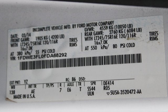 2014 Ford E-350SD Base