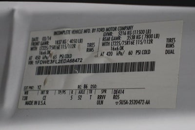 2014 Ford E-350SD Base