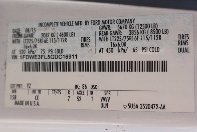 2016 Ford E-350SD Base