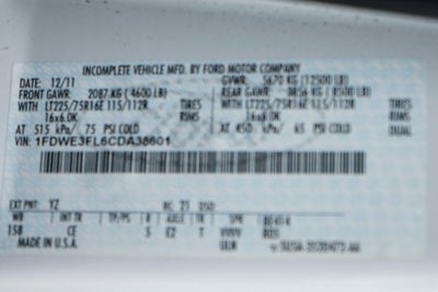 2012 Ford E-350SD Base