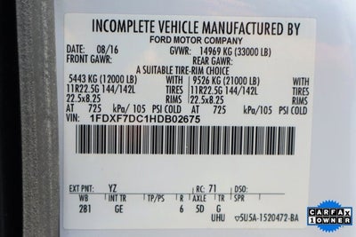 2017 Ford F-750SD Base