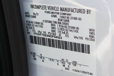 2022 Ford F-750SD Base